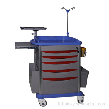 ABS Hospital Furniture Emergency Trolley in vendita